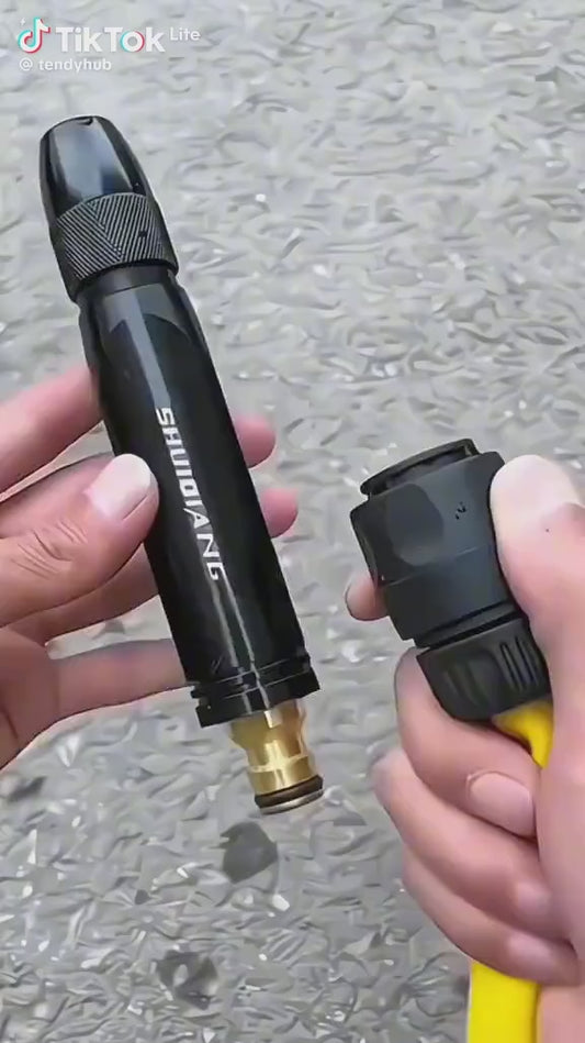 Portable Water Sprayer Nozzle – Adjustable Metal High Pressure